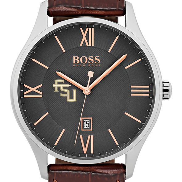 Florida State University Men's BOSS Classic with Leather Strap from M.LaHart