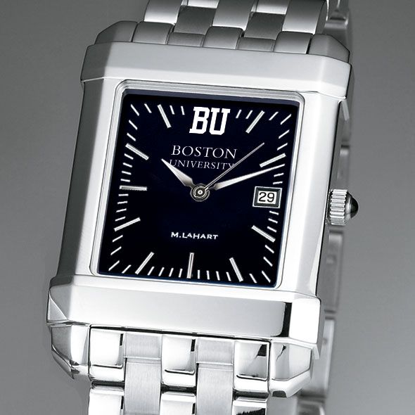Boston University Men's Black Quad with Bracelet - Image 1