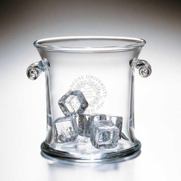 Syracuse University Glass Ice Bucket by Simon Pearce