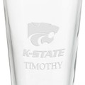 Kansas State University 16 oz Pint Glass- Set of 2 - Image 3