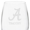 University of Alabama Red Wine Glasses - Set of 4 - Image 3