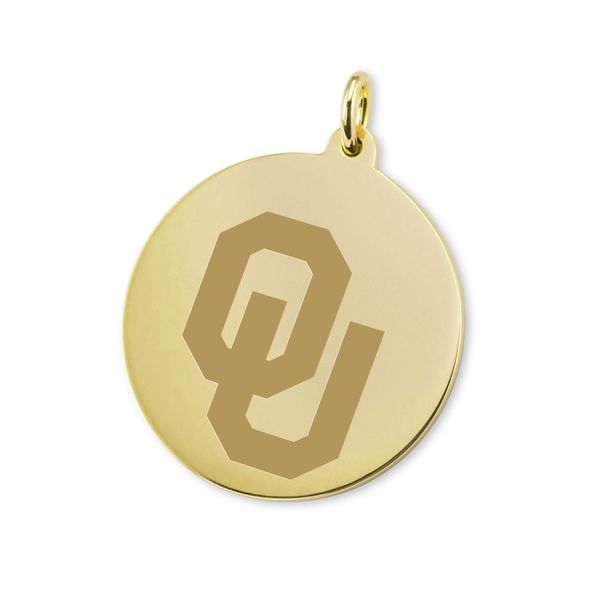 Oklahoma 18K Gold Charm - Image 1