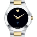 Yale Women's Movado Collection Two-Tone Watch with Black Dial - Image 1