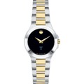 Yale Women's Movado Collection Two-Tone Watch with Black Dial - Image 2