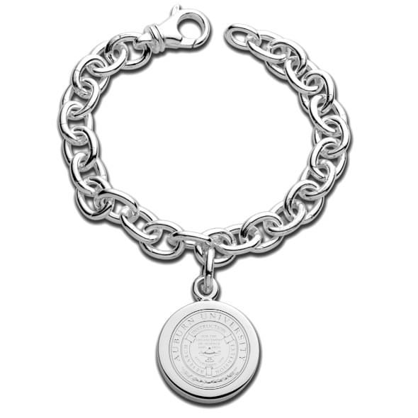 Auburn Sterling Silver Charm Bracelet - Image 1