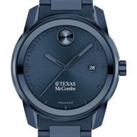 McCombs School of Business Men's Movado BOLD Blue Ion with Date Window