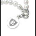 Holy Cross Pearl Bracelet with Sterling Silver Charm - Image 2