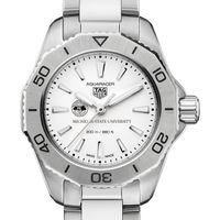 Michigan State Women's TAG Heuer Steel Aquaracer with Silver Dial
