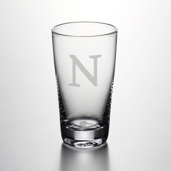 Northwestern Pint Glass by Simon Pearce