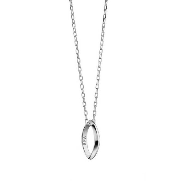 SFASU Monica Rich Kosann Poesy Ring Necklace in Silver - Image 1