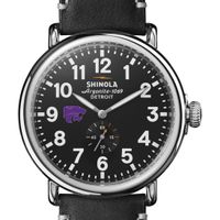 Kansas State Shinola Watch, The Runwell 47mm Black Dial