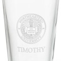Northeastern University 16 oz Pint Glass- Set of 2 - Image 3