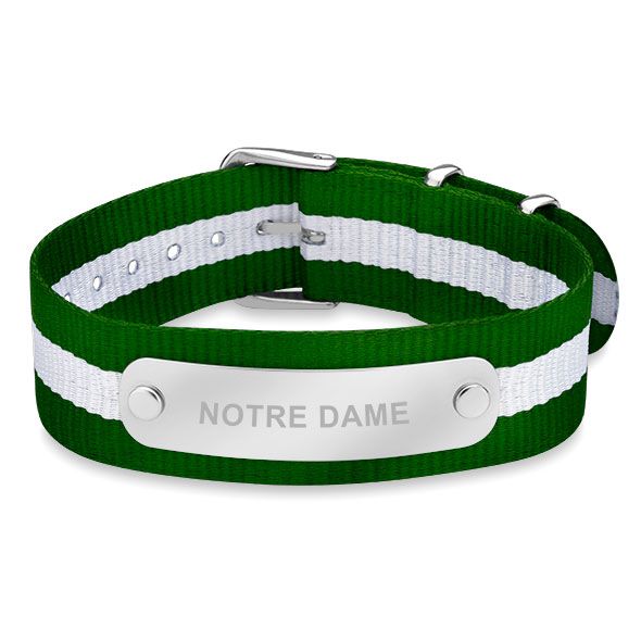 University of Notre Dame NATO ID Bracelet - Image 1