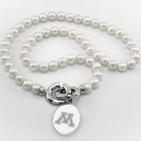 Minnesota Pearl Necklace with Sterling Silver Charm