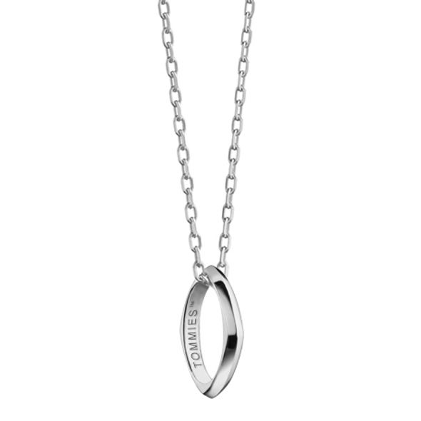 St. Thomas Monica Rich Kosann Poesy Ring Necklace in Silver - Image 1