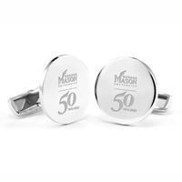 George Mason 50th Anniversary Cufflinks in Sterling Silver