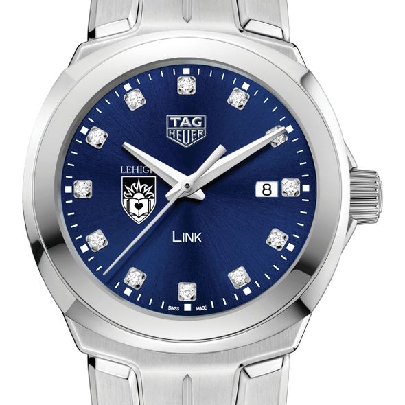 Lehigh University Women's TAG Heuer Link with Blue Diamond Dial