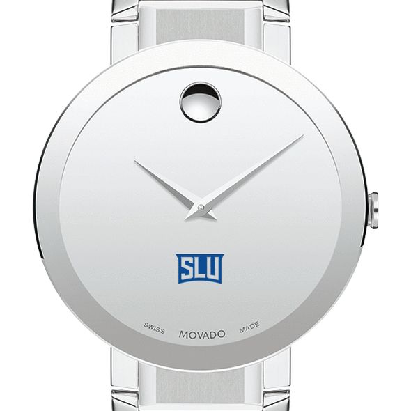 Saint Louis University Men's Movado Sapphire Museum with Bracelet