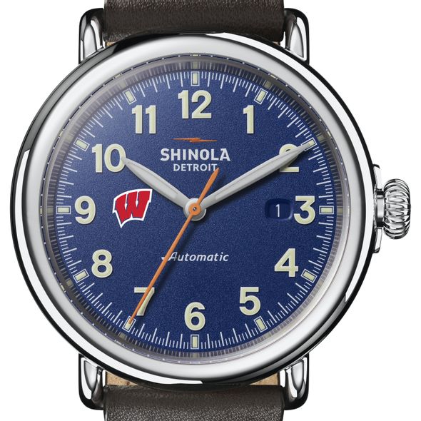Wisconsin Shinola Watch, The Runwell Automatic 45mm Royal Blue Dial - Image 1