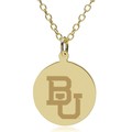 Baylor 18K Gold Pendant & Chain - Image 1