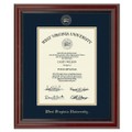 West Virginia University Diploma Frame, the Fidelitas - Image 1