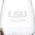 LSU Stemless Wine Glasses - Set of 2 - Image 3