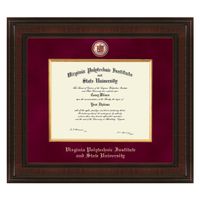 Virginia Tech Bachelor's Excelsior Diploma Frame