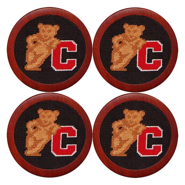 Cornell Needlepoint Coasters