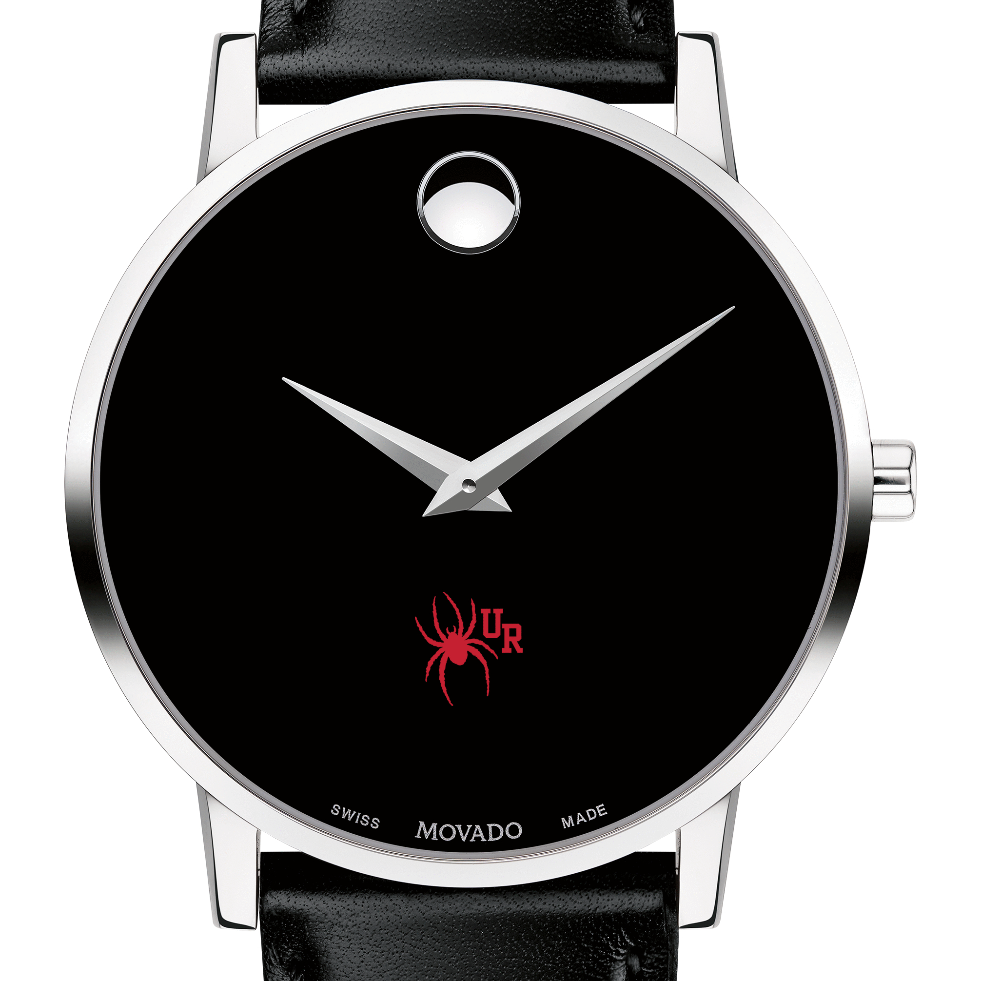 University of Richmond Men's Movado Museum with Leather Strap