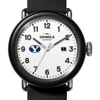 Brigham Young University Shinola Watch, The Detrola 43mm White Dial at M.LaHart & Co.