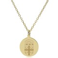 Brown 14K Gold Pendant & Chain - Image 2