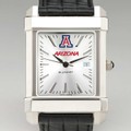 University of Arizona Men's Collegiate Watch with Leather Strap - Image 1