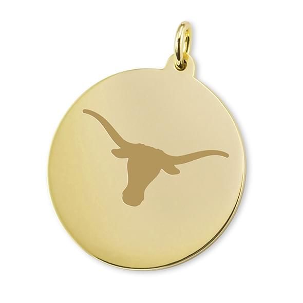 Texas Longhorns 18K Gold Charm - Image 1