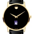 Northwestern Men's Movado Gold Museum Classic Leather - Image 1