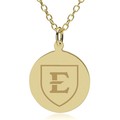 East Tennessee State 14K Gold Pendant & Chain - Image 1