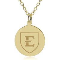 East Tennessee State 14K Gold Pendant & Chain