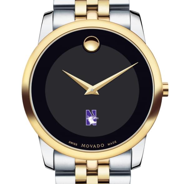 Northwestern Men's Movado Two-Tone Museum Classic Bracelet