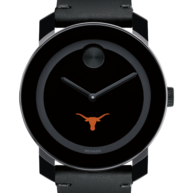 Texas Men's Movado BOLD with Leather Strap