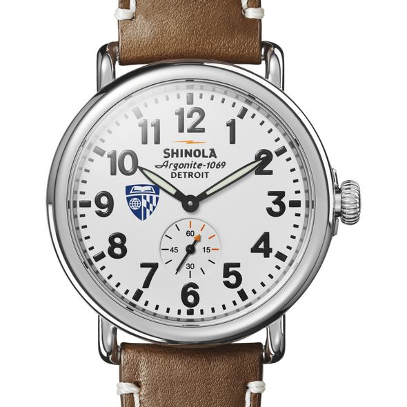 Johns Hopkins Shinola Watch, The Runwell 41mm White Dial - Image 1