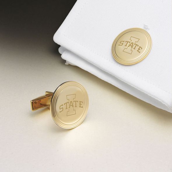 Iowa State 14K Gold Cufflinks - Image 1