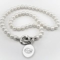 Florida Gators Pearl Necklace with Sterling Silver Charm - Image 1