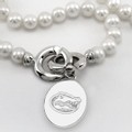 Florida Gators Pearl Necklace with Sterling Silver Charm - Image 2