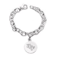 UCF Sterling Silver Charm Bracelet