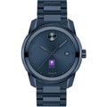 New York University Men's Movado BOLD Blue Ion with Date Window - Image 2
