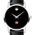 Auburn University Women's Movado Museum with Leather Strap - Image 1