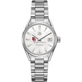 click to view Boston University Women's TAG Heuer Steel Carrera with MOP Dial - Image 2