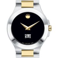 SLU Women's Movado Collection Two-Tone Watch with Black Dial