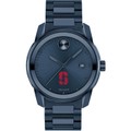 Stanford University Men's Movado BOLD Blue Ion with Date Window - Image 2