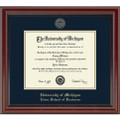 Michigan Ross Diploma Frame, the Fidelitas - Image 1