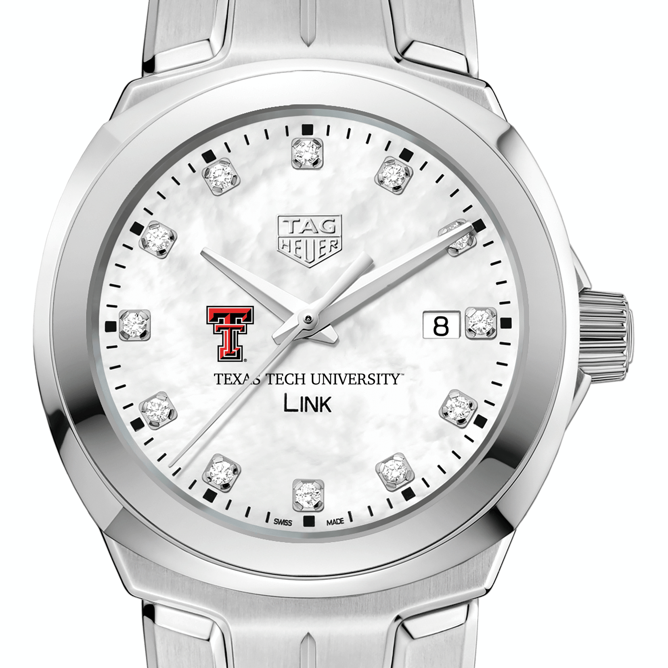 Texas Tech TAG Heuer Diamond Dial LINK for Women